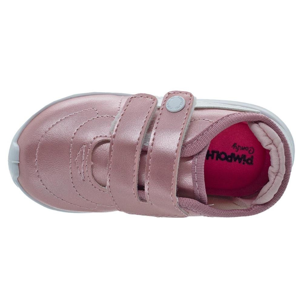 Tênis Infantil Menina Pimpolho 0120432C Rose Rose 3