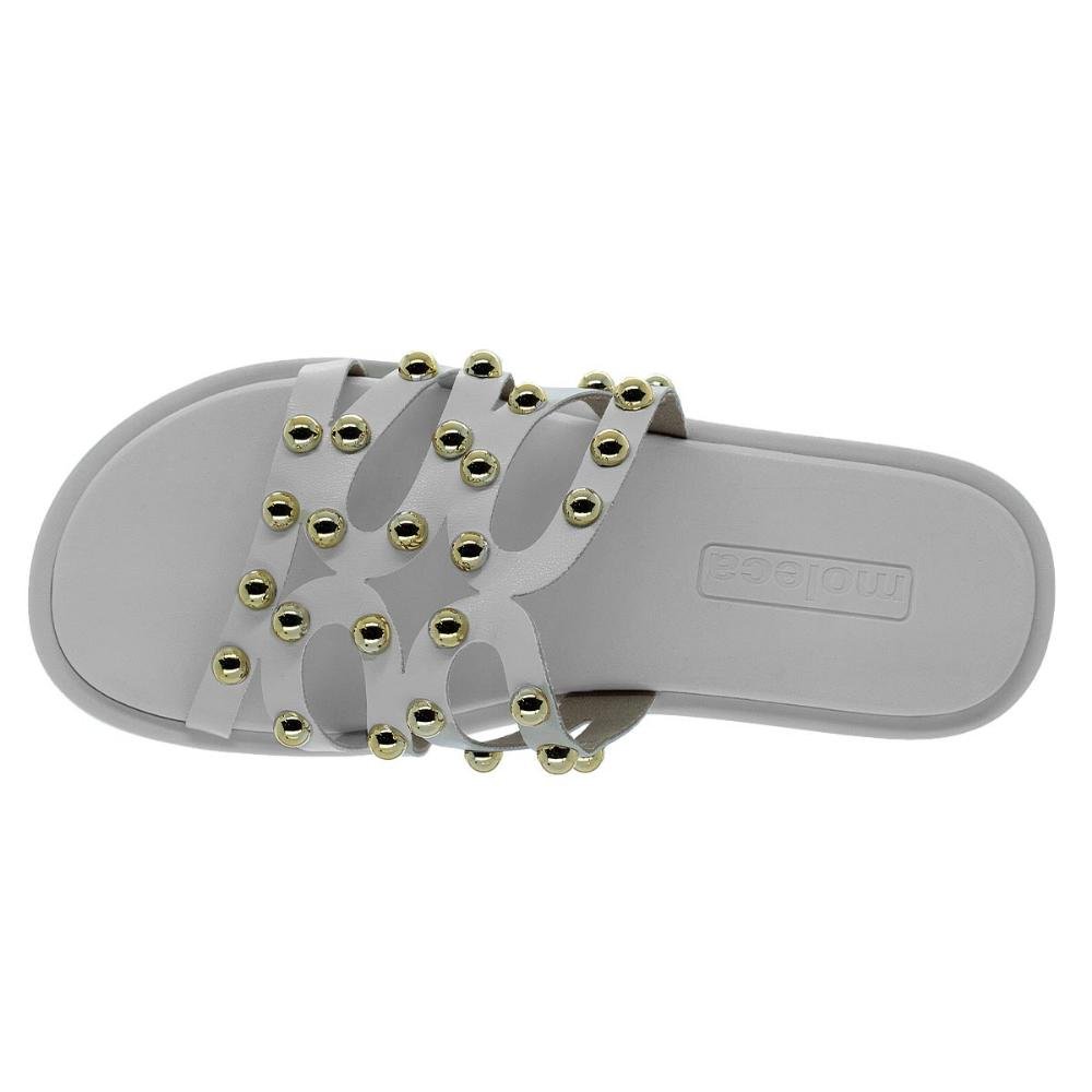 Tamanco Papete Feminino Moleca 5489.121 Offwhite Off White 3