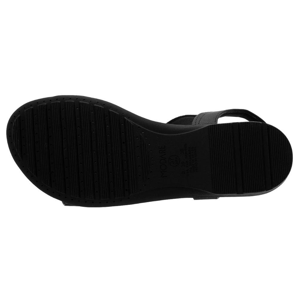 Sandália Rasteira Feminina Modare 7053.172 Preto Preto 4