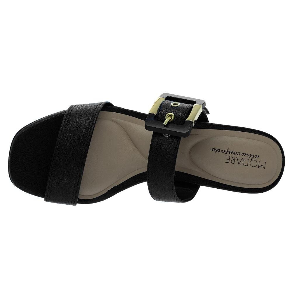 Tamanco Feminino Modare 7172.124 Preto Preto 3