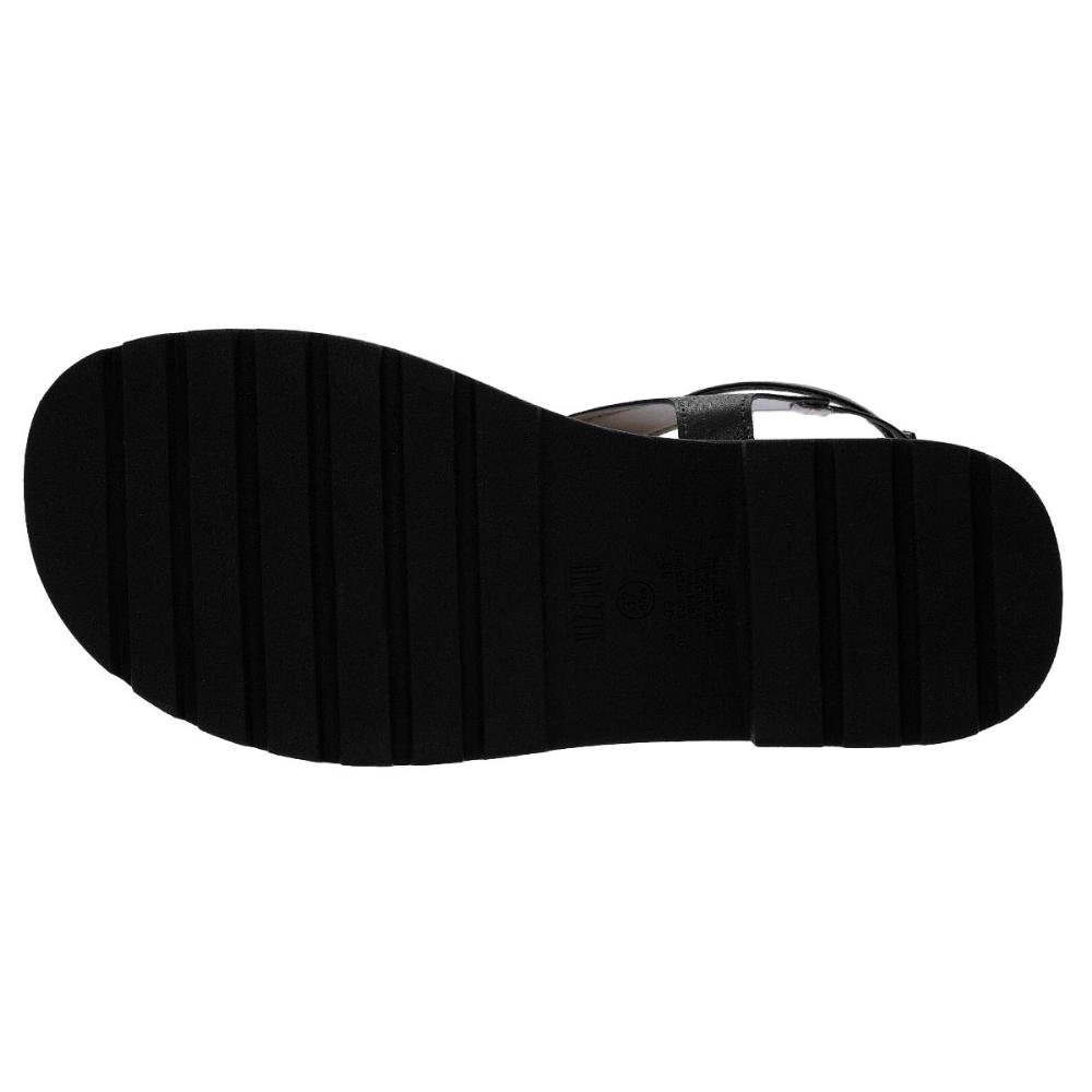 Sandalia Flatform Feminina Vizzano 6499.122 Preto Preto 4