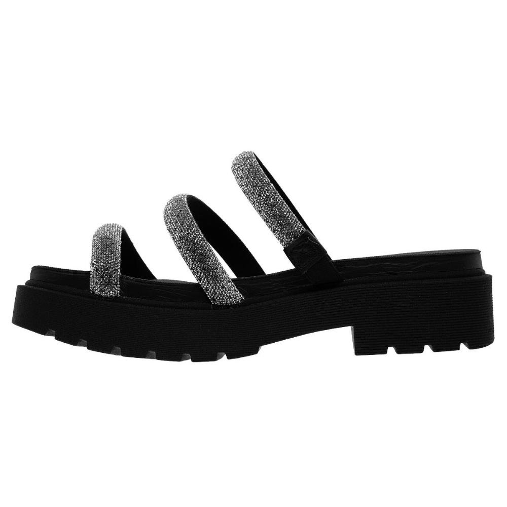 Sandália Papete Feminina Vizzano 6499.124 Preto Preto 2