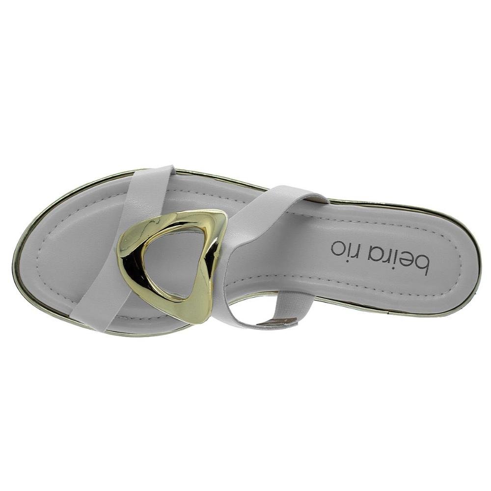 Tamanco Feminino Beira Rio 8379.257 Branco Branco 3