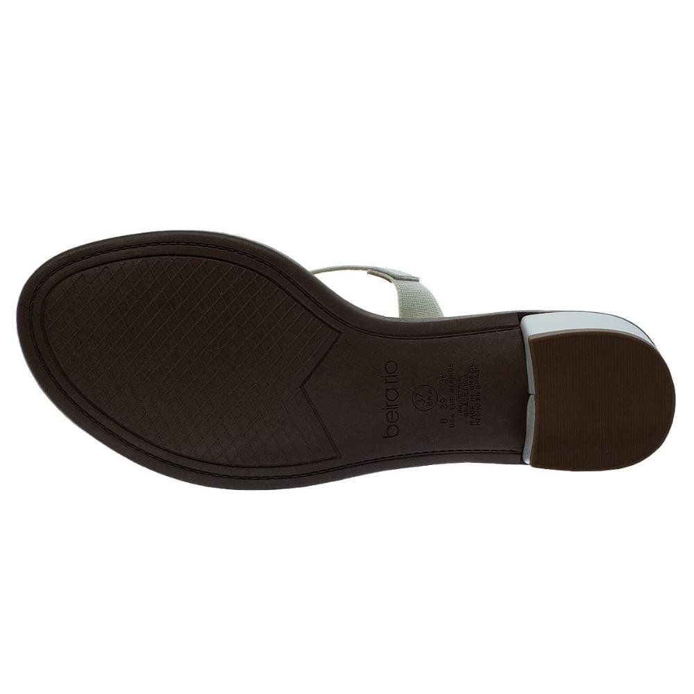 Tamanco Feminino Beira Rio 8379.257 Branco Branco 4