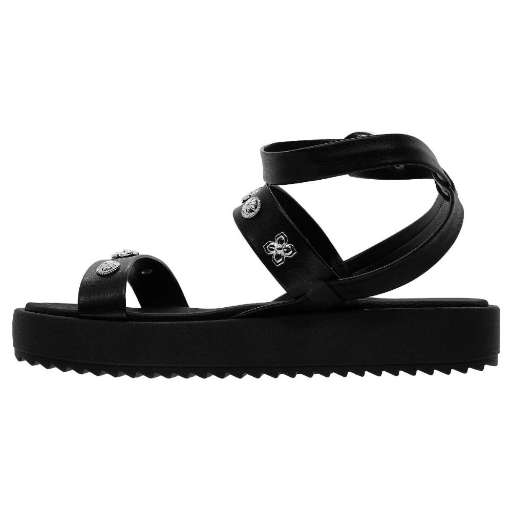 Sandália Papete Feminina Moleca 5489.120 Preta Preto 2