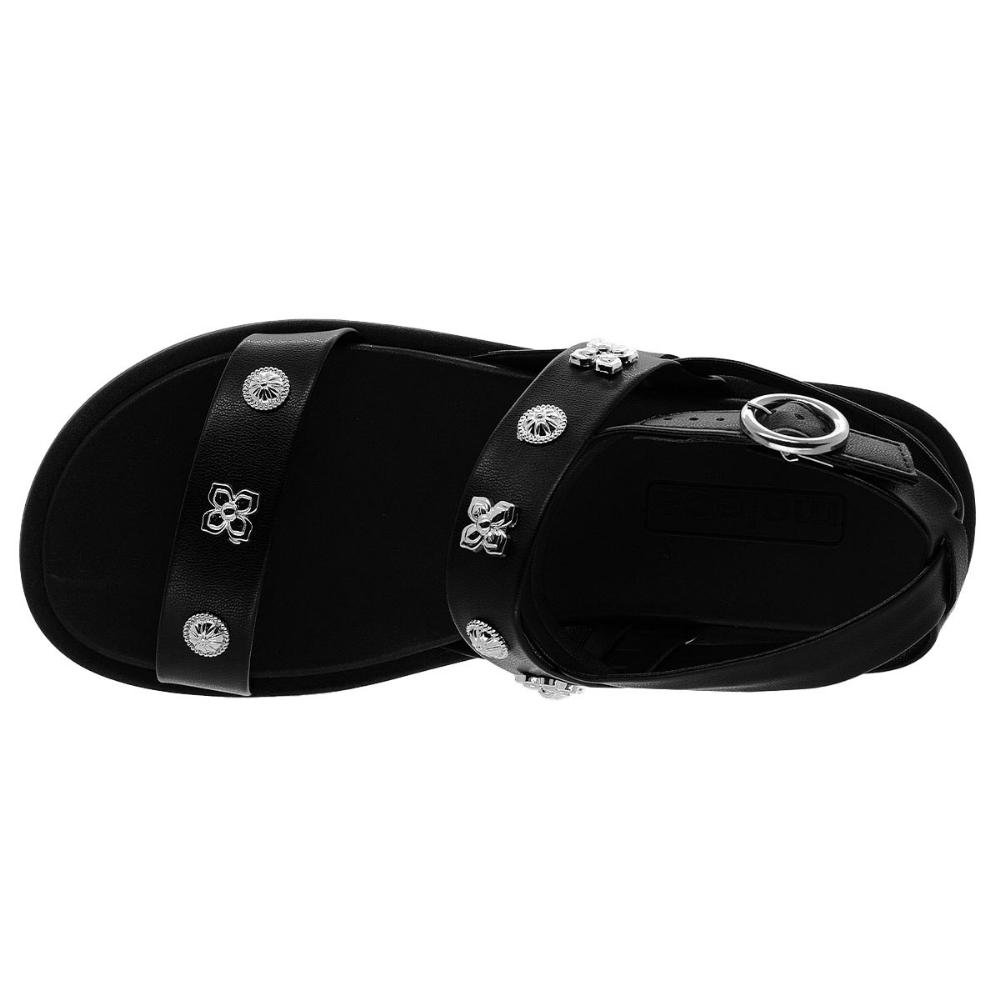 Sandália Papete Feminina Moleca 5489.120 Preta Preto 3