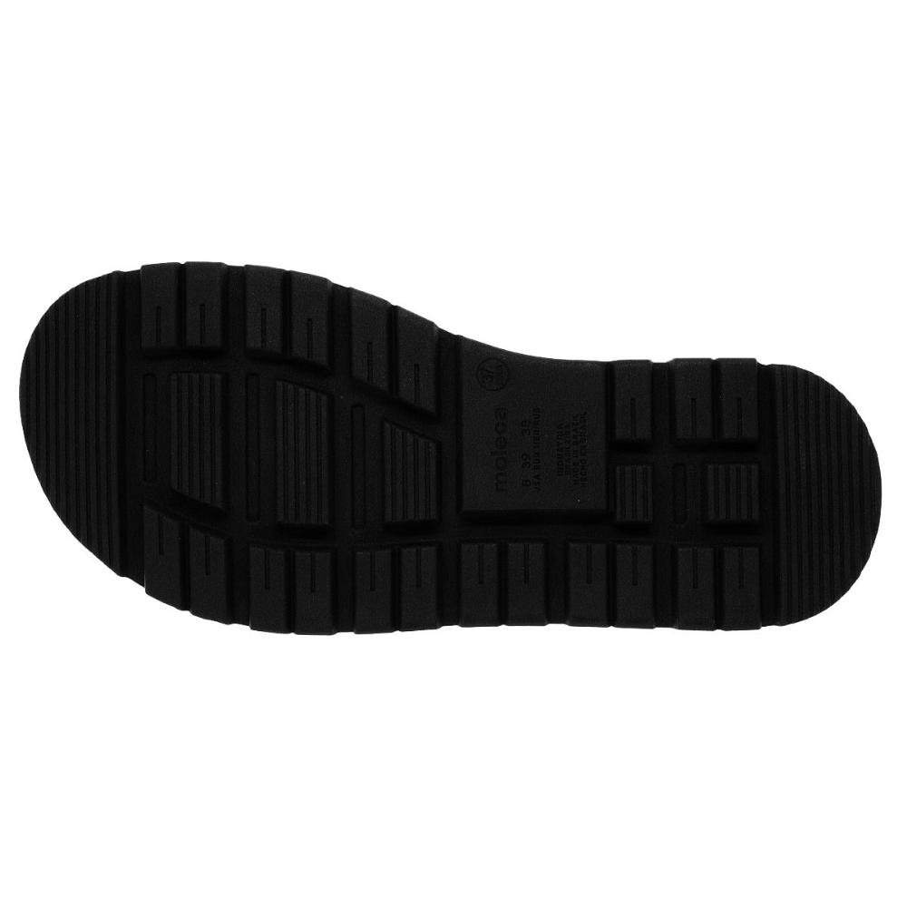Sandália Papete Feminina Moleca 5504.113 Preta Preto 4