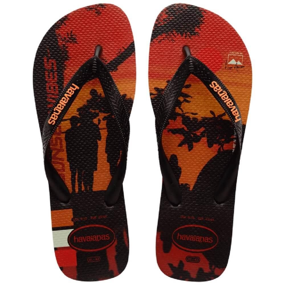 Chinelo Havaianas Hype Masculino Preto