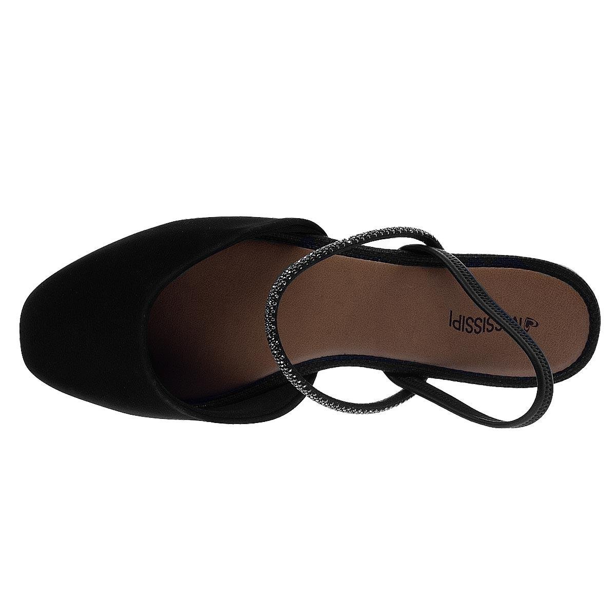 Sapatilha Slickback Feminina Mississipi MI774 Preto Preto 3