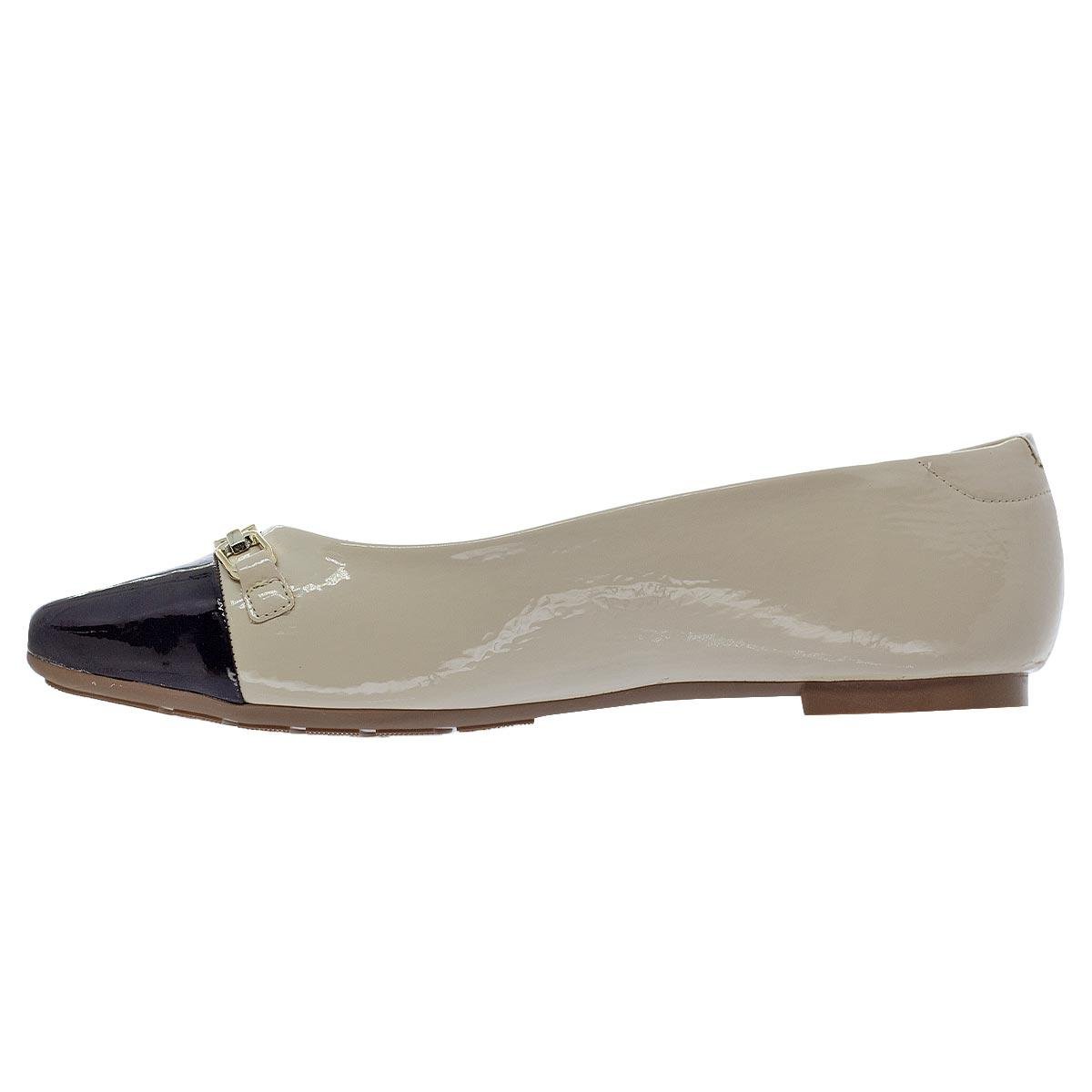 Sapatilha Feminina Softli Bico Fino 10000 OffWhite Off White 2