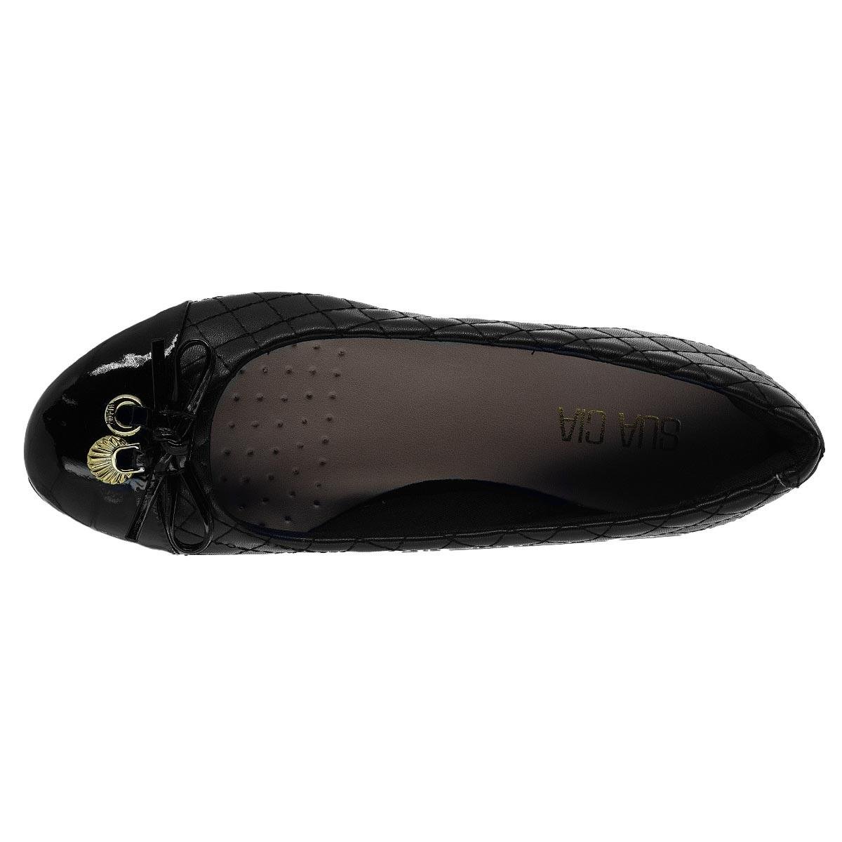 Sapatilha Feminina Sua Cia 8303.15329 Preta Preto 3