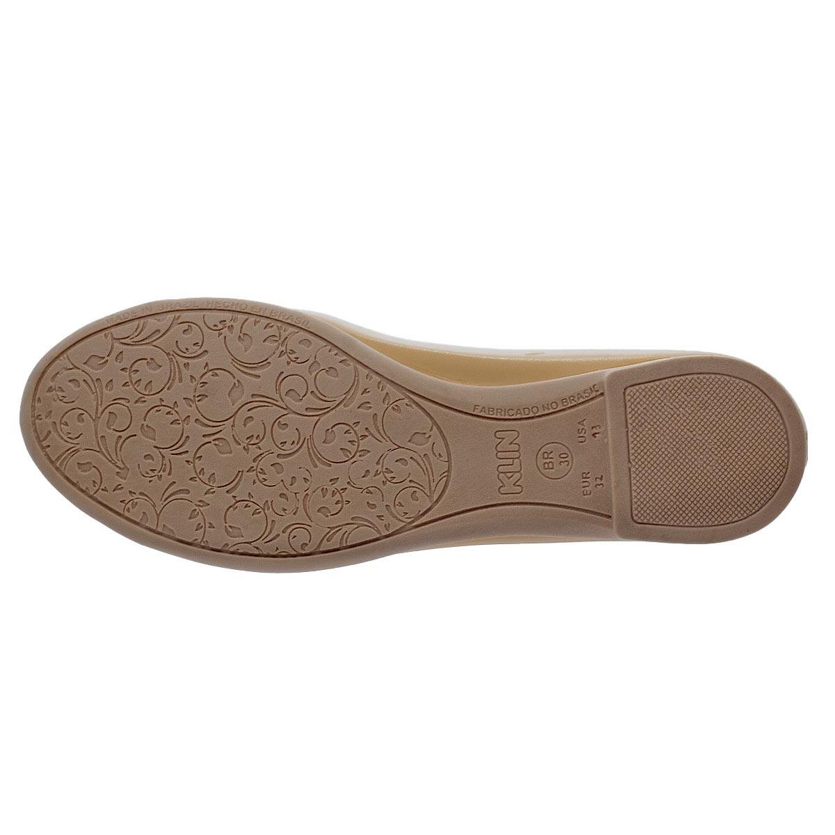 Sapatilha Infantil Menina Klin 151161000 Bege Bege 4