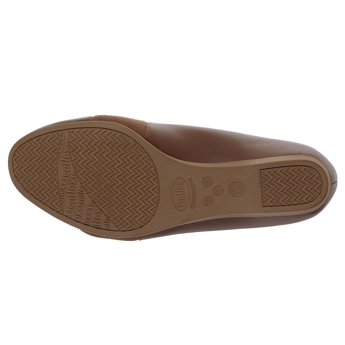 Sapatilha Feminina Usaflex N2244007 Camel Camel 4
