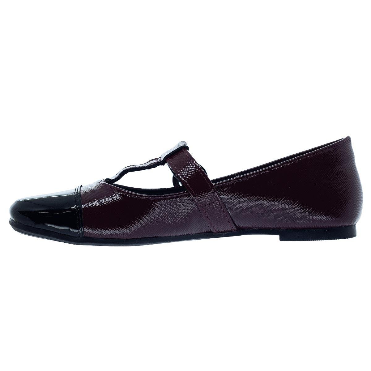 Sapatilha Feminina Mississipi ME762 Bordo Bordô 2