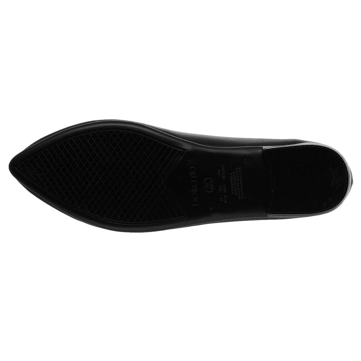 Sapatilha Feminina Beira Rio 4136.395 Preto Preto 4