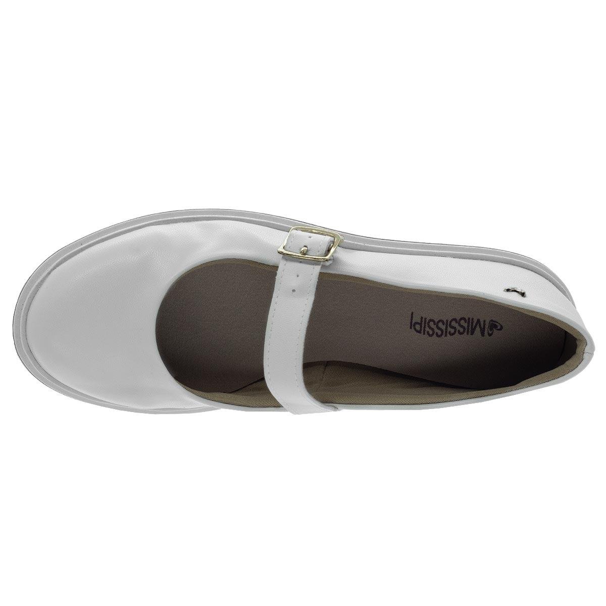 Sapato Feminino Mississipi MI883 Offwhite Gelo 3
