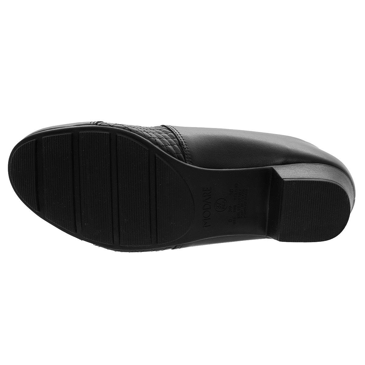 Sapato Feminino Joanete Modare Ultraconforto Preto Preto 4