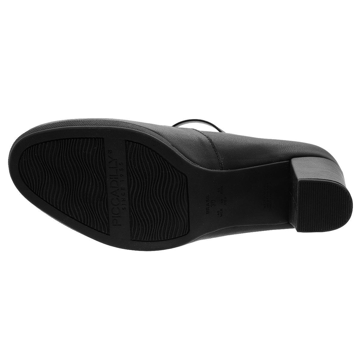Sapato Salto Alto Feminino Piccadilly 130211 Preto Preto 4