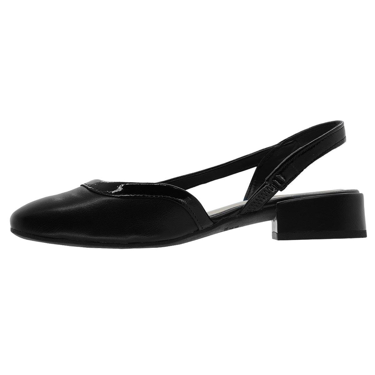 Sapato Slickback Feminino Dakota D0162 Preto Preto 2