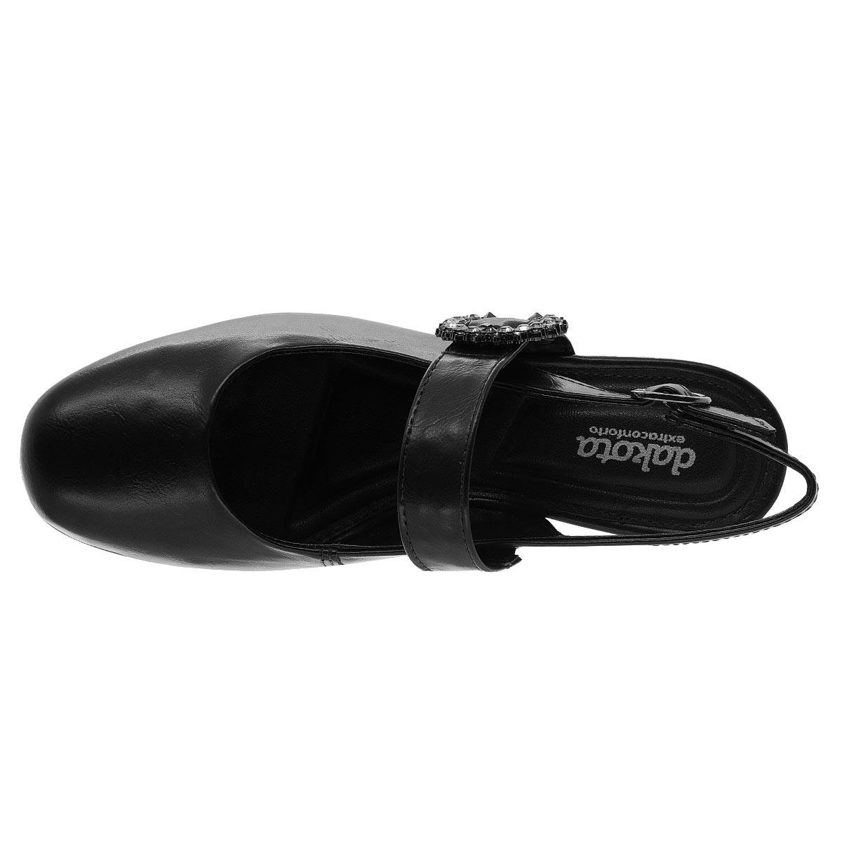 Sapato Slickback Feminino Dakota DO283 Preto Preto 3