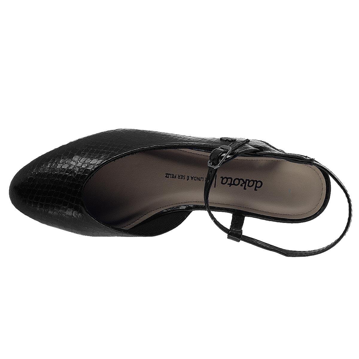 Sapatilha Slickback Feminina Dakota G9834 Preto Preto 3