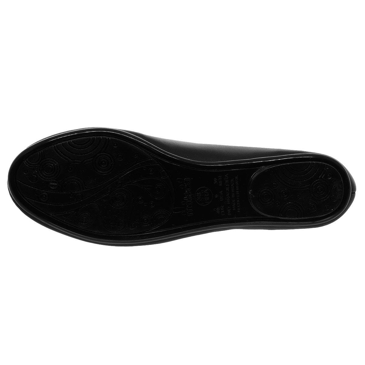 Sapatilha Feminina Moleca 5094.1601 Preto Preto 4