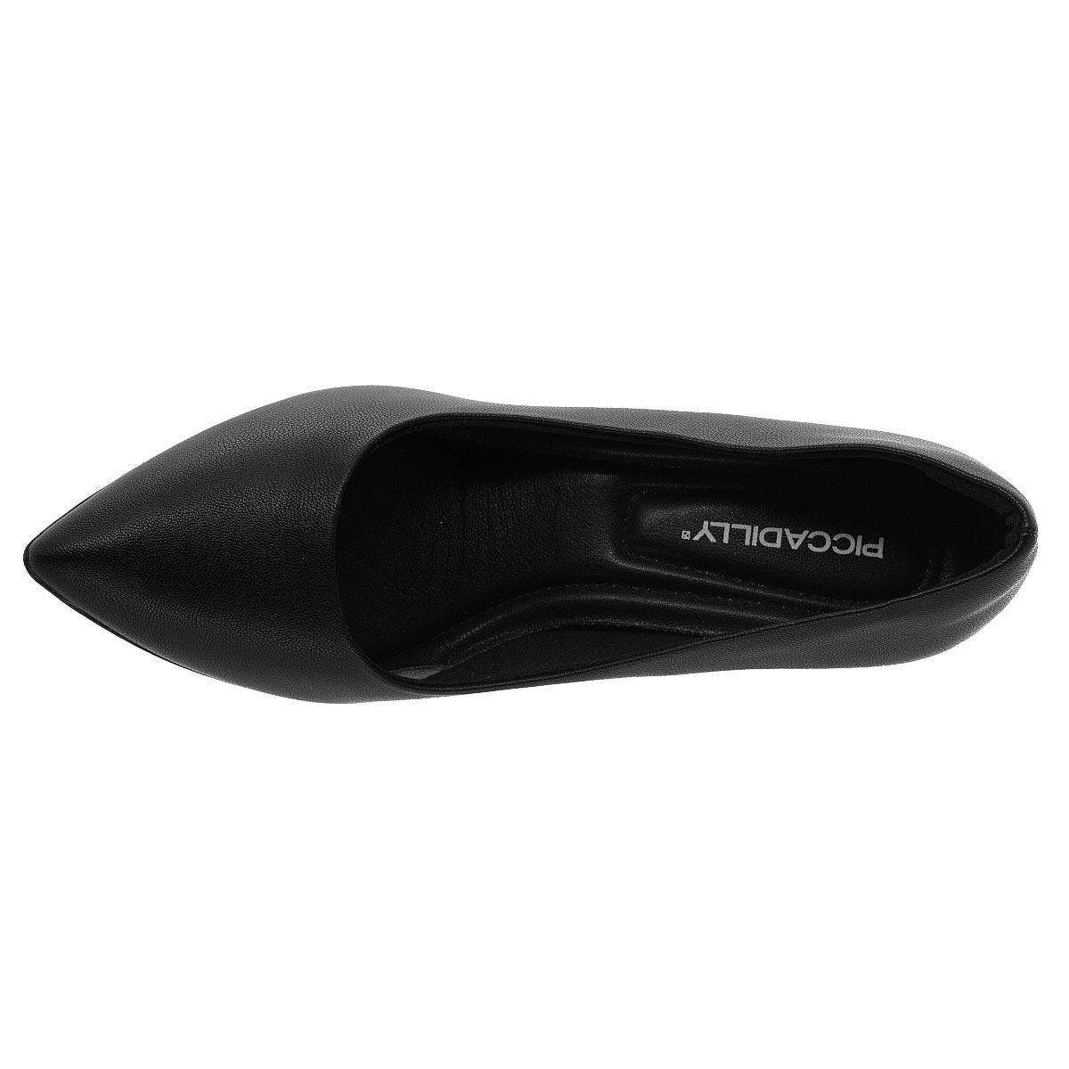 Sapato Scarpin Feminino Piccadilly 745035 Preto Preto 3