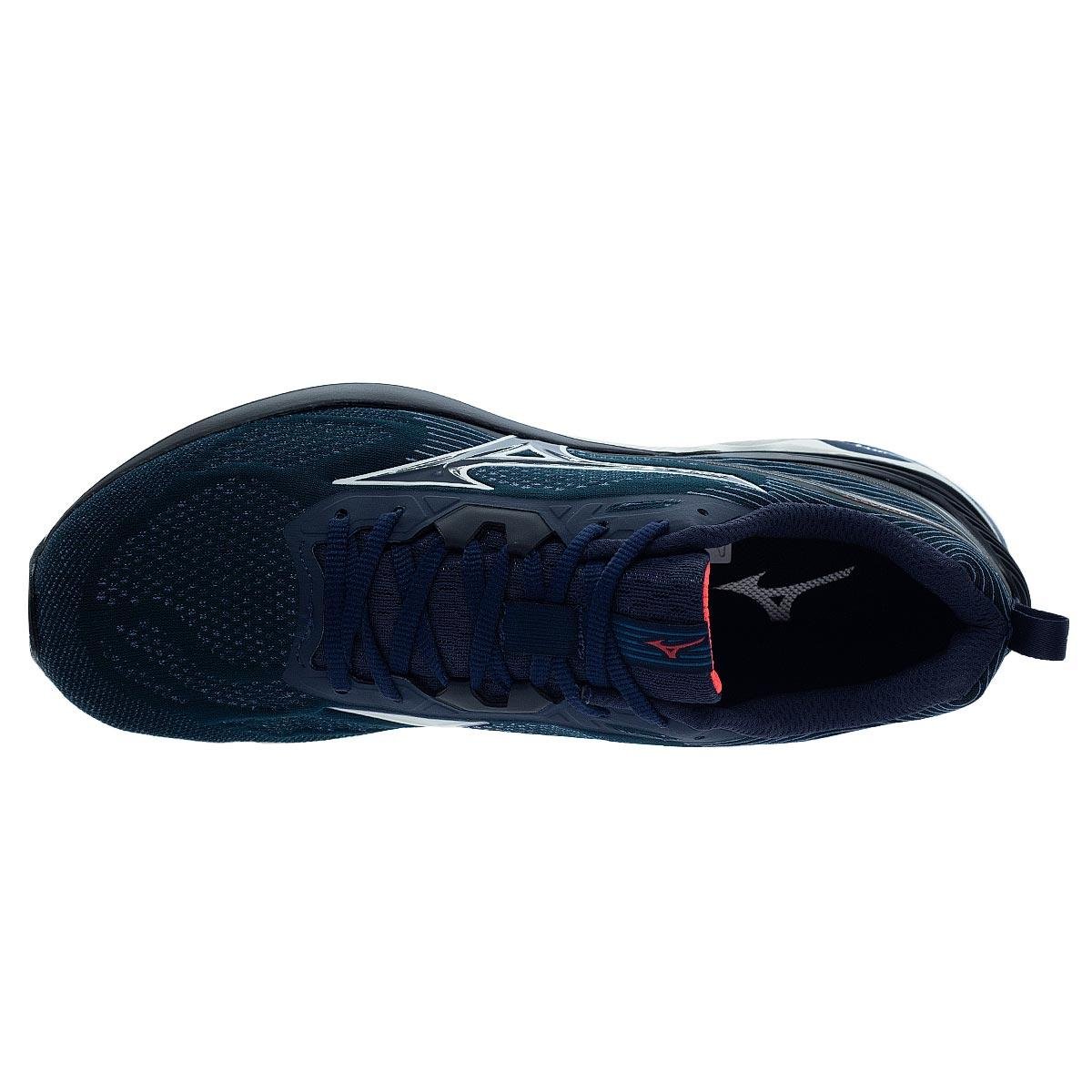 Tênis Esportivo Masculino Mizuno Wave Dynasty 7 Marinho Marinho 3