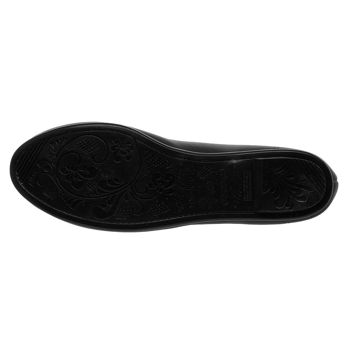 Sapatilha Feminina Moleca 5027.1467 Preto Preto 4