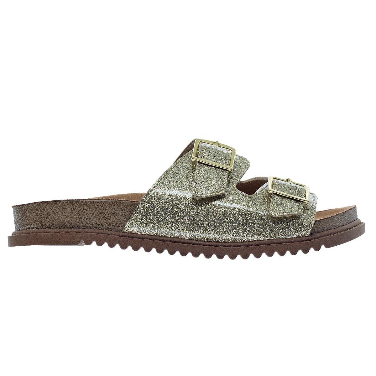 Chinelo Papete Infantil Menina Molekinha 2357.103 Dourado