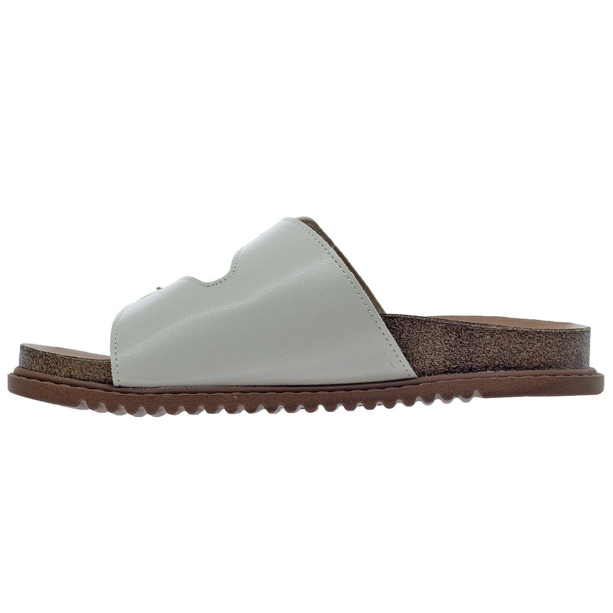 Chinelo Papete Infantil Menina Molekinha 2357.103 Offwhite Branco 2