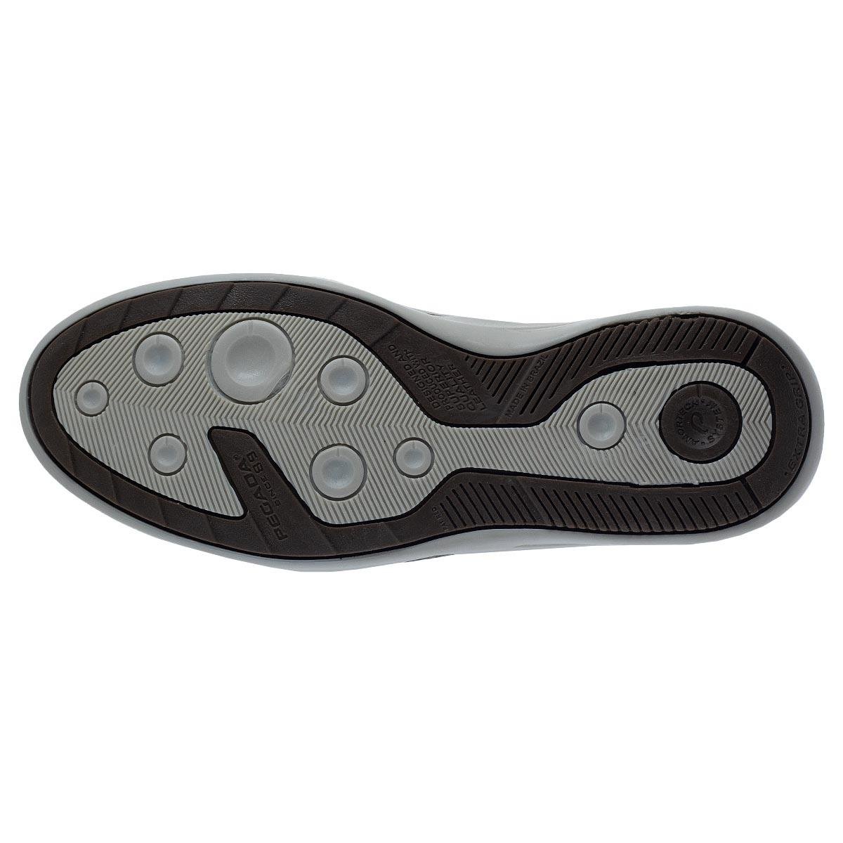 Sapatênis Masculino Pegada 111102 Offwhite Cinza 4