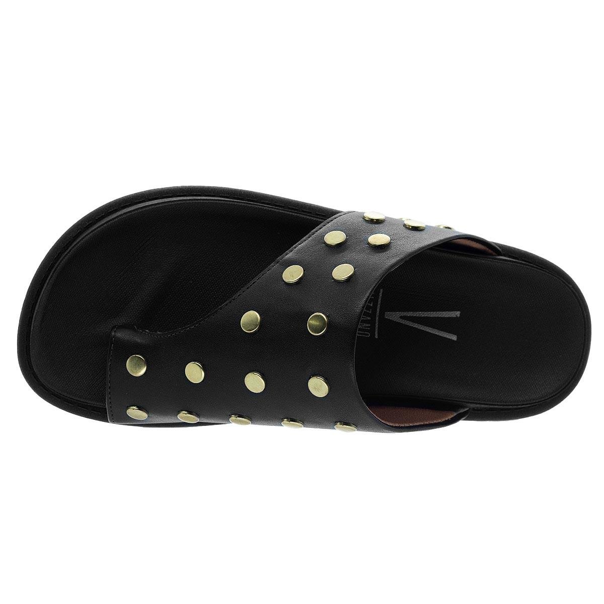 Tamanco Flatform Feminina Vizzano 6510.117 Preto Preto 3