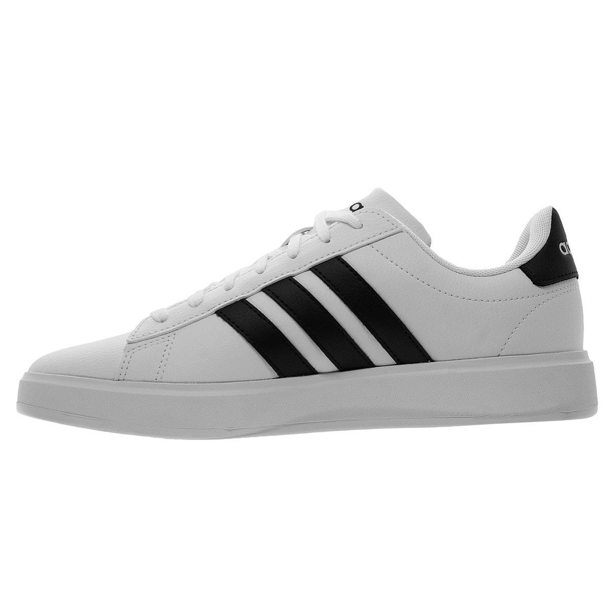 Tênis Casual Masculino Adidas Grand Court 2.0 GW6511 Branco Branco 2