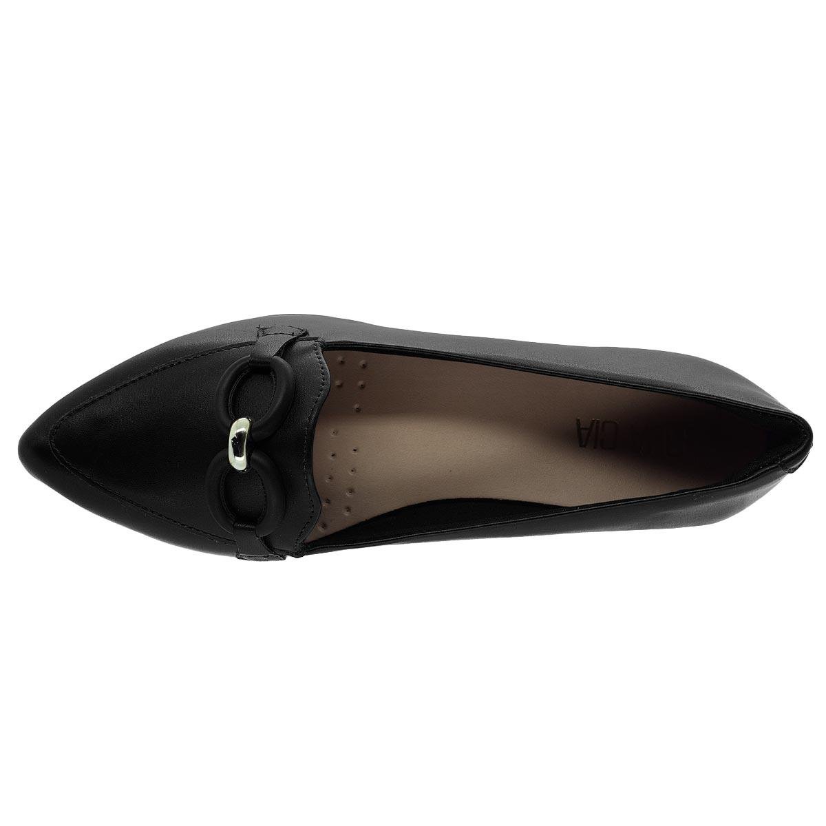 Sapatilha Feminina Sua Cia 8117 Preto Preto 3