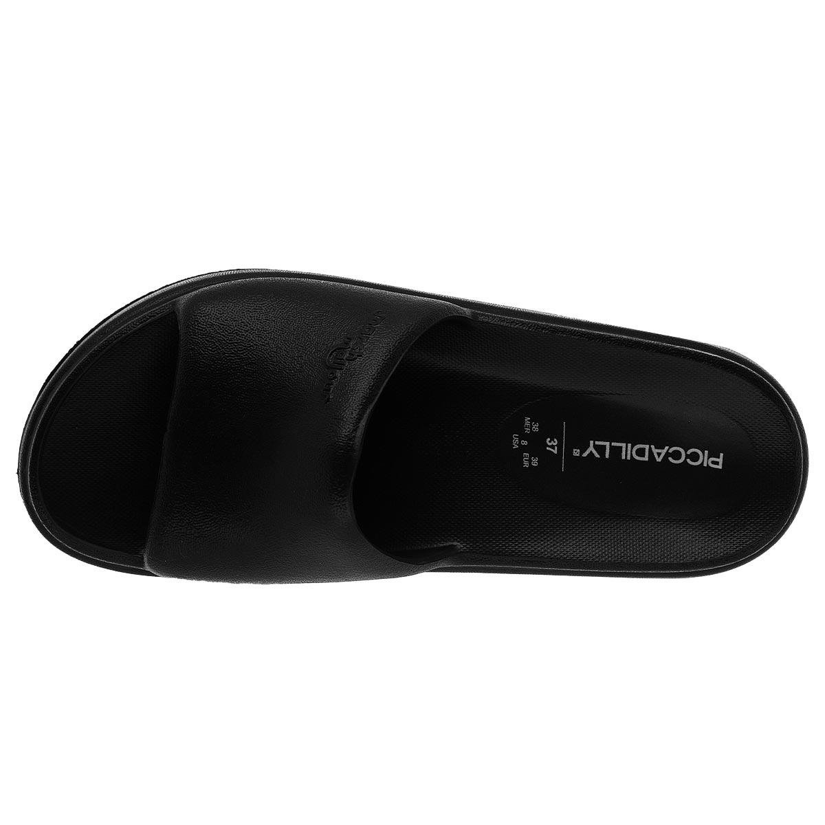 Tamanco Nuvem Feminino Piccadilly Marshmallow C238003 Preto Preto 3