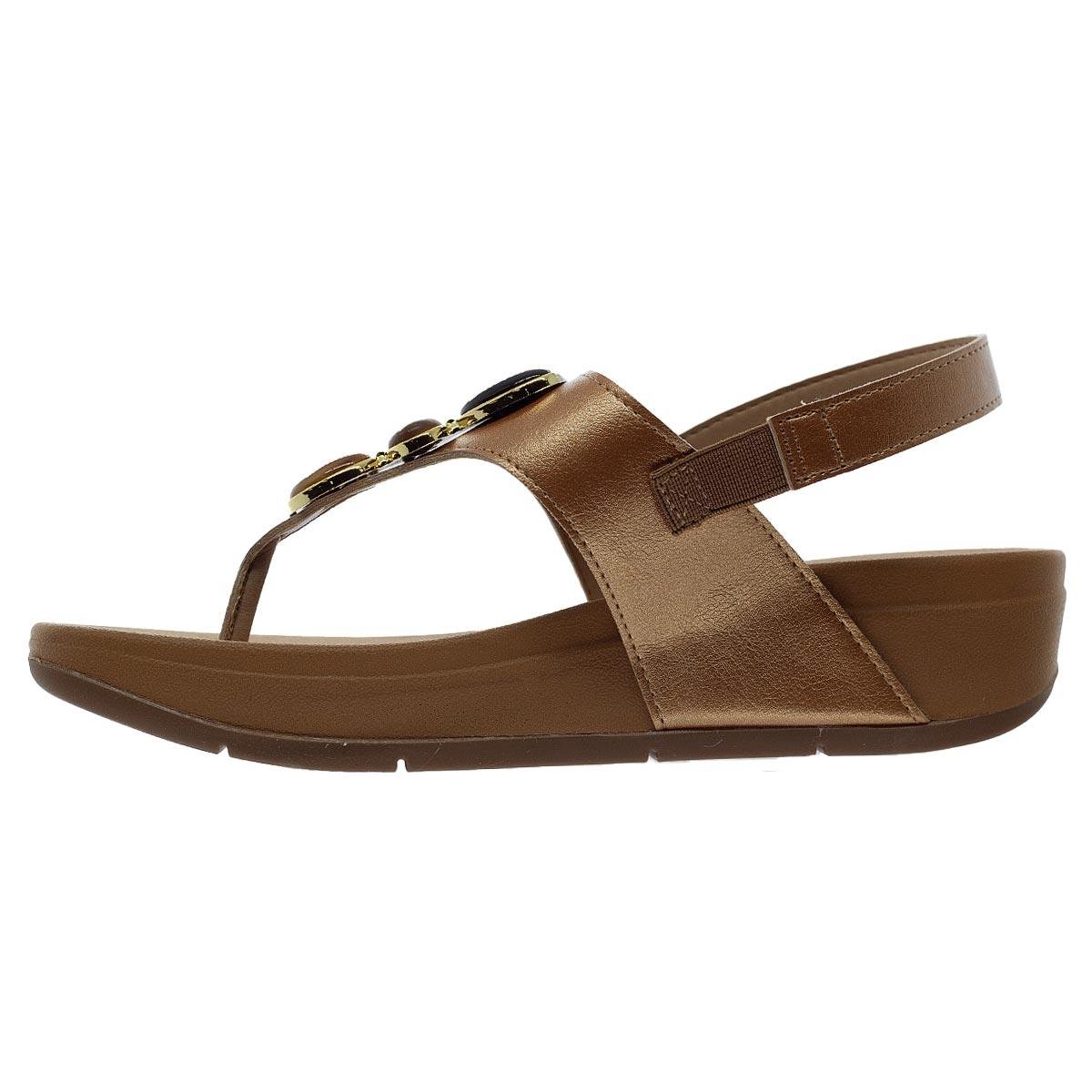 Sandália Flatform Feminina Modare 7207.102  Bronze Bronze 2