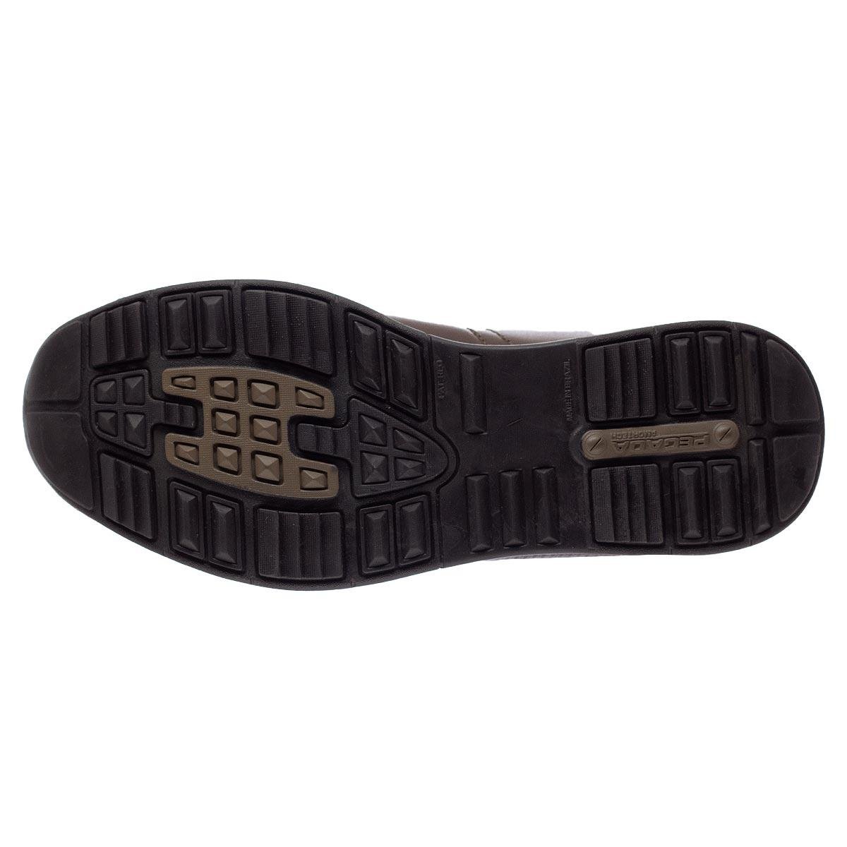 Sapatênis Masculino Pegada 114861 Marrom Pinhão 4