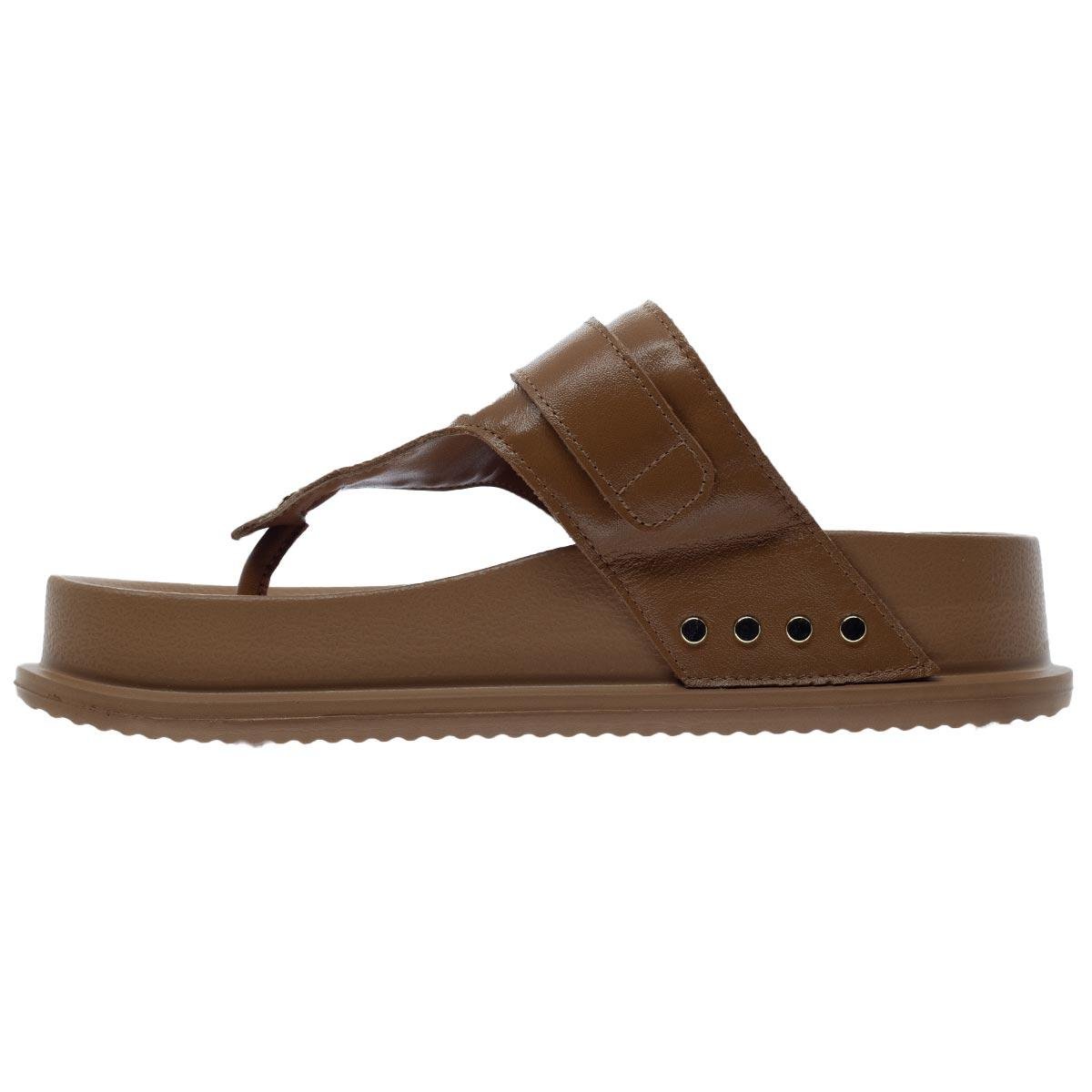 Tamanco Feminino Santinelli 1550.032 Bege Marrom 2