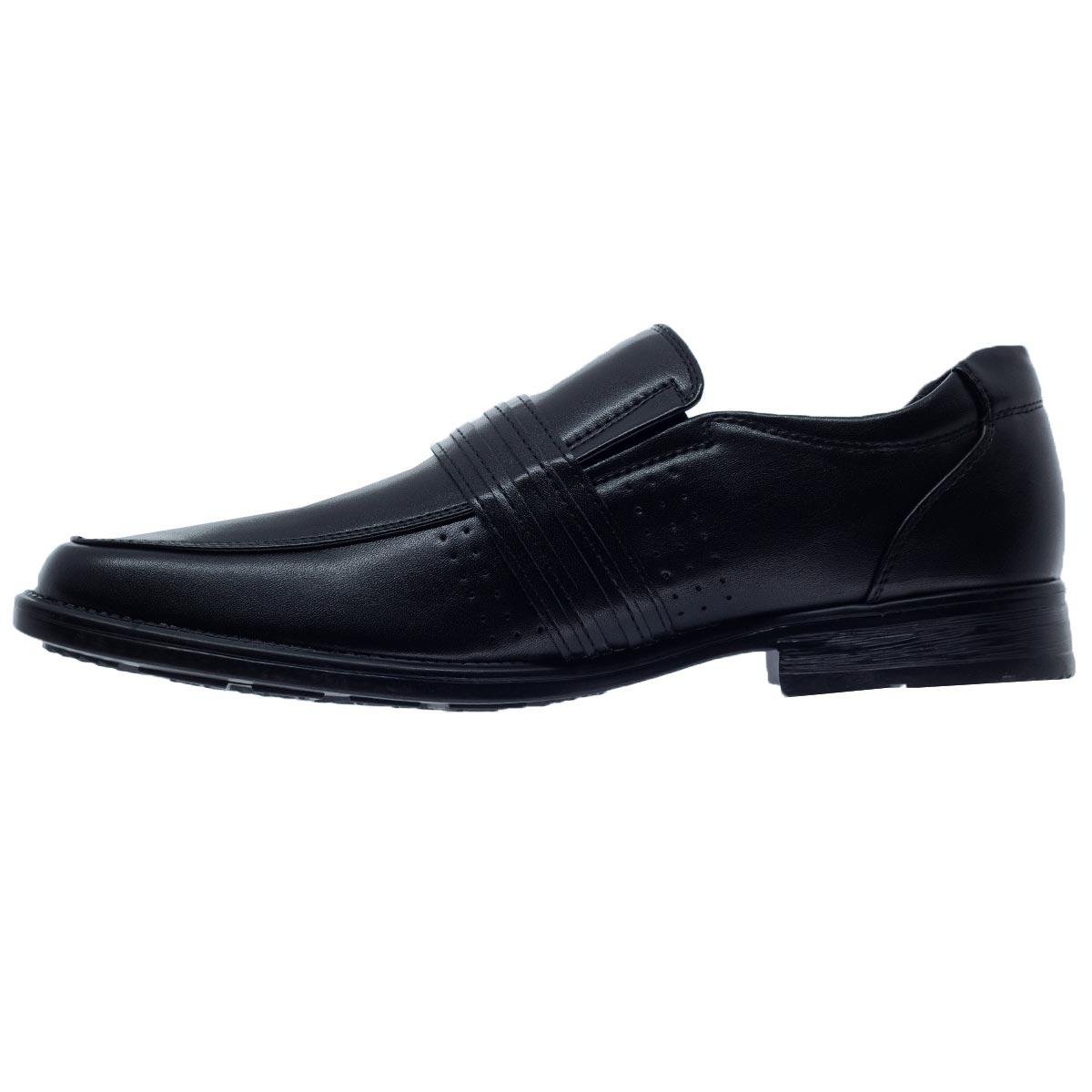 Sapato Social Masculino Broken Rules 87162 Preto Preto 2