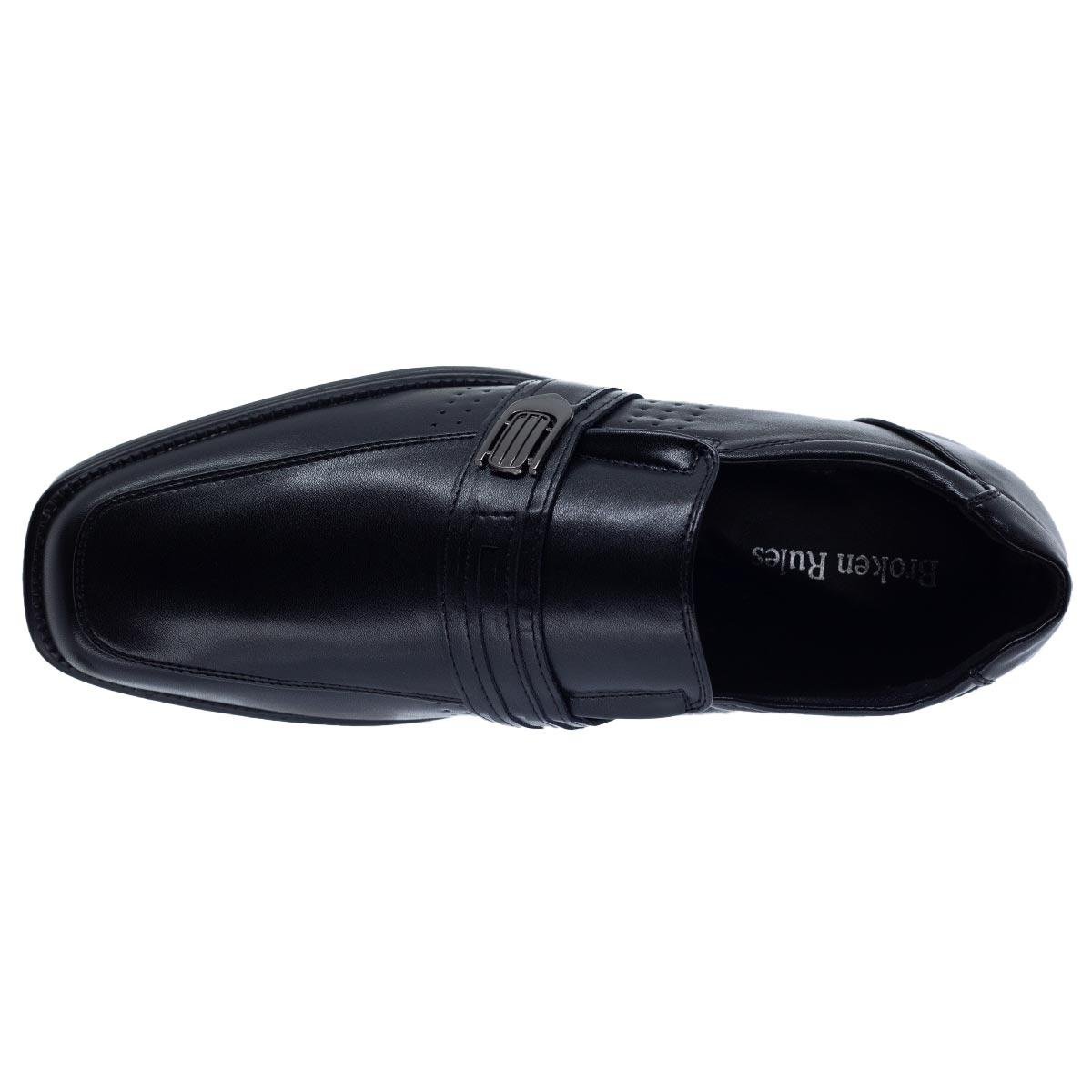 Sapato Social Masculino Broken Rules 87162 Preto Preto 3