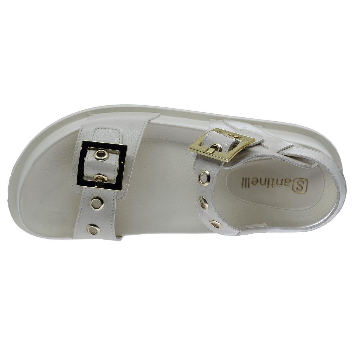 Sandália Feminino Santinelli 1550 Offwhite Off White 3