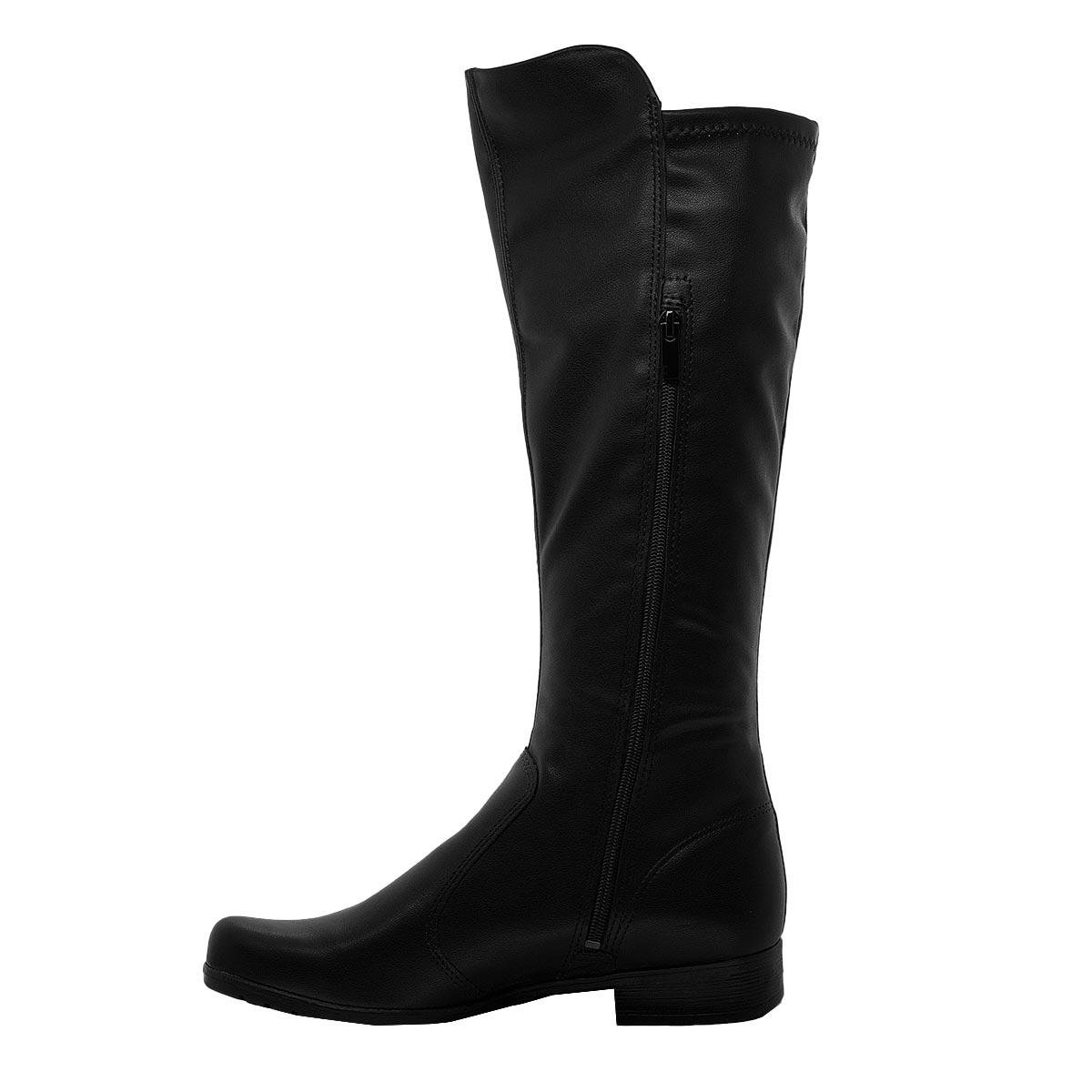 Bota Cano Longo Feminina Dakota D0641 Preto Preto 2