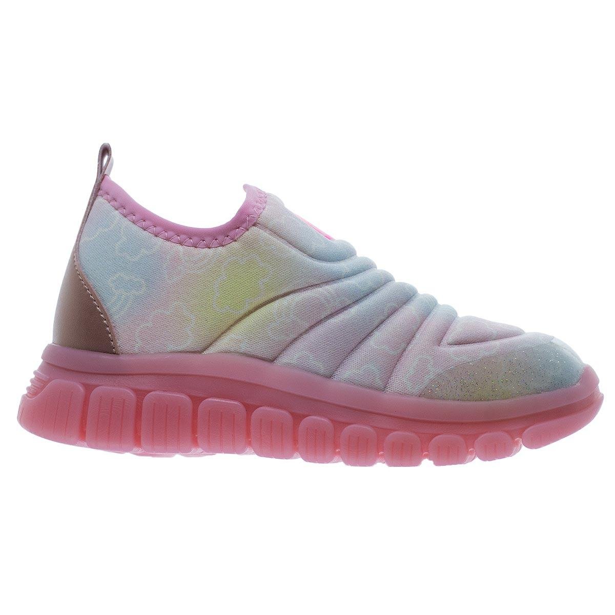 Tênis Casual Infantil Menina Novopé 99001204 Rosa