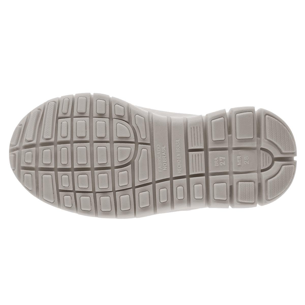 Tênis Casual Infantil Menina Novopé 10001383 Offwhite Off White 4