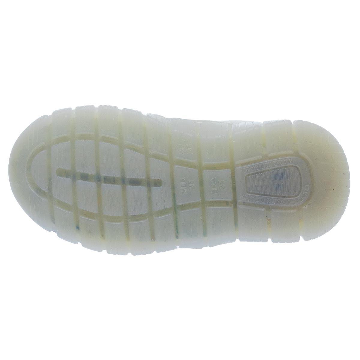 Tênis Casual Infantil Menina Novopé 99001300 LED Offwhite Off White 4