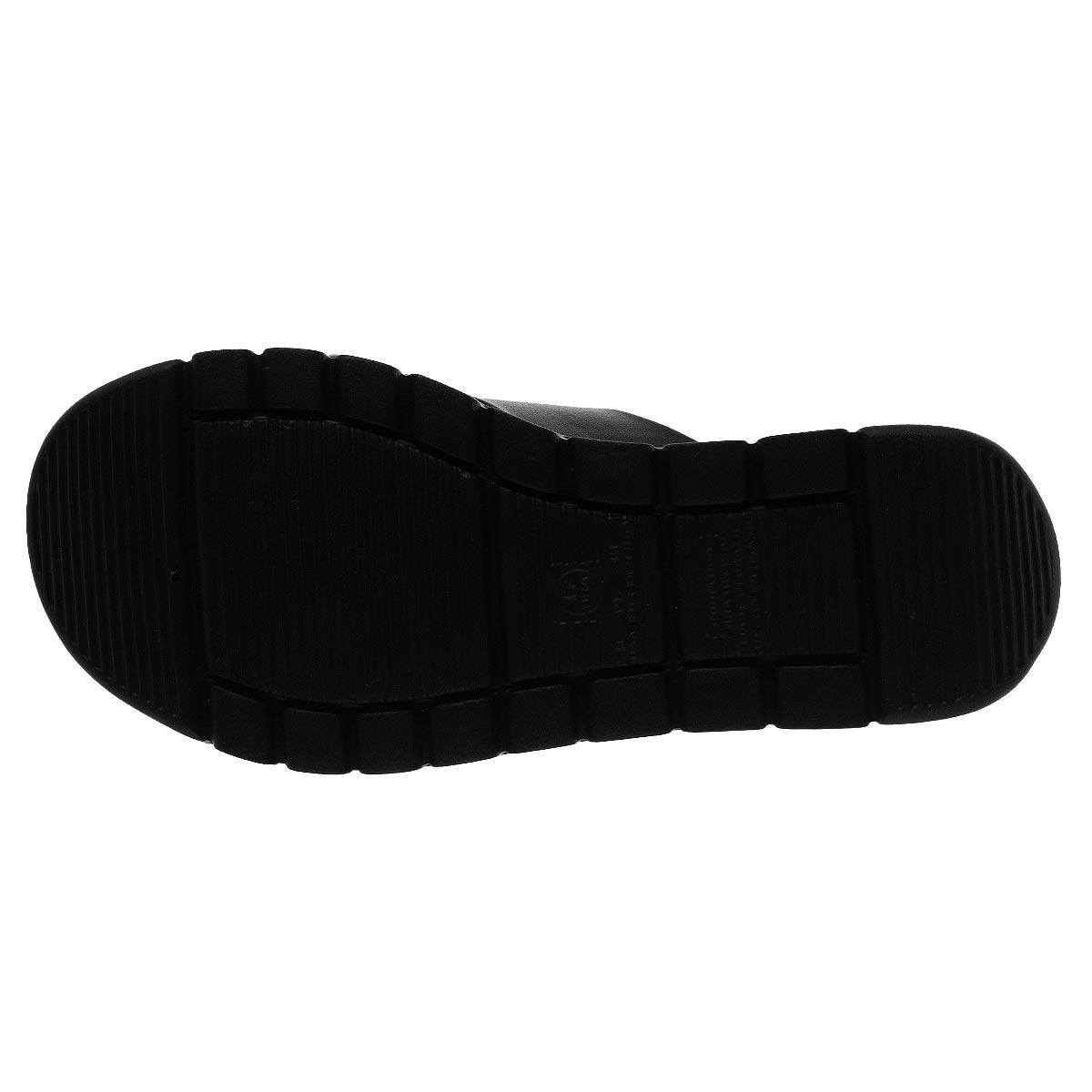 Tamanco Anabela Feminina Moleca 5536.108 Preto Preto 4
