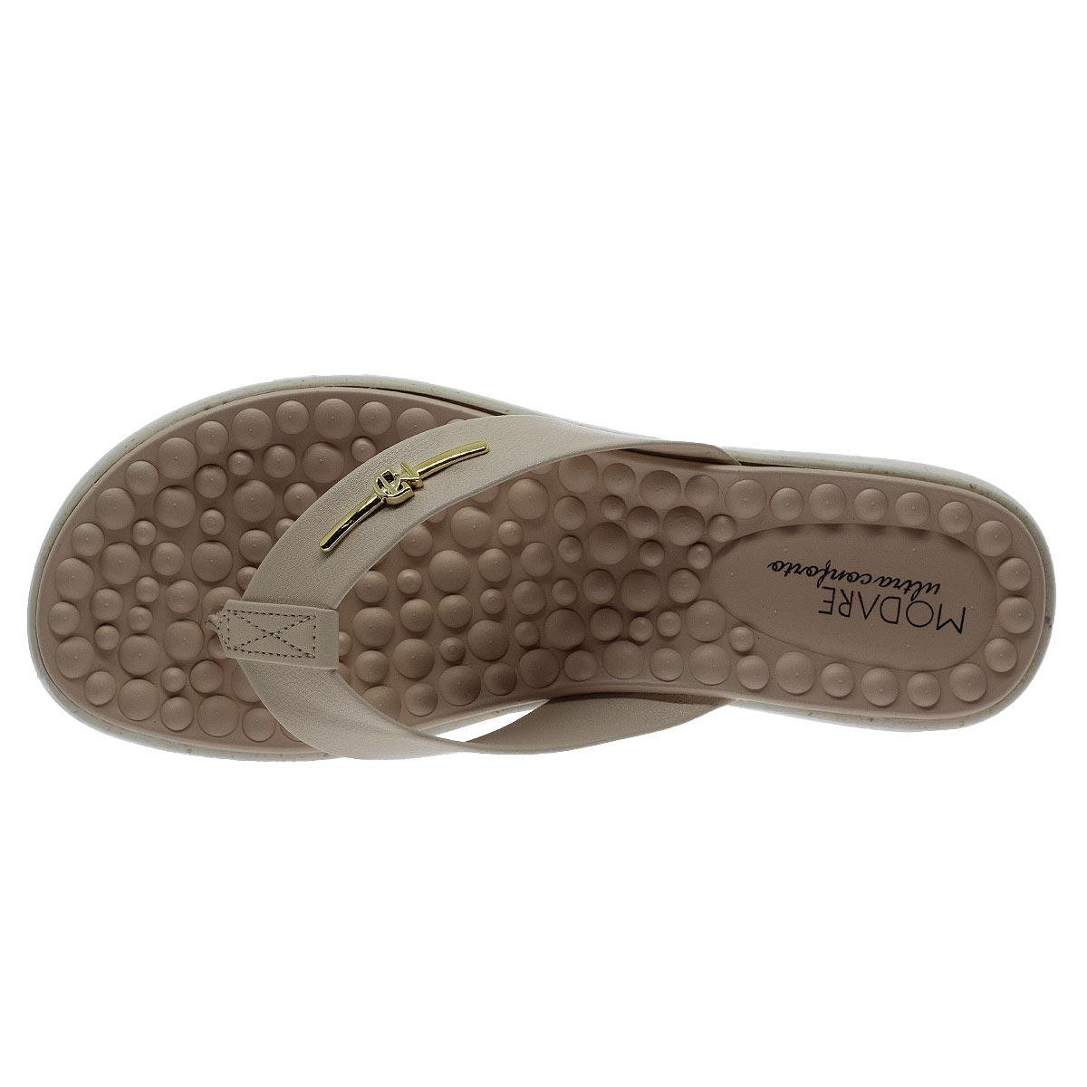 Tamanco Feminino Modare Ultraconforto 7162.217 Nude Creme 3