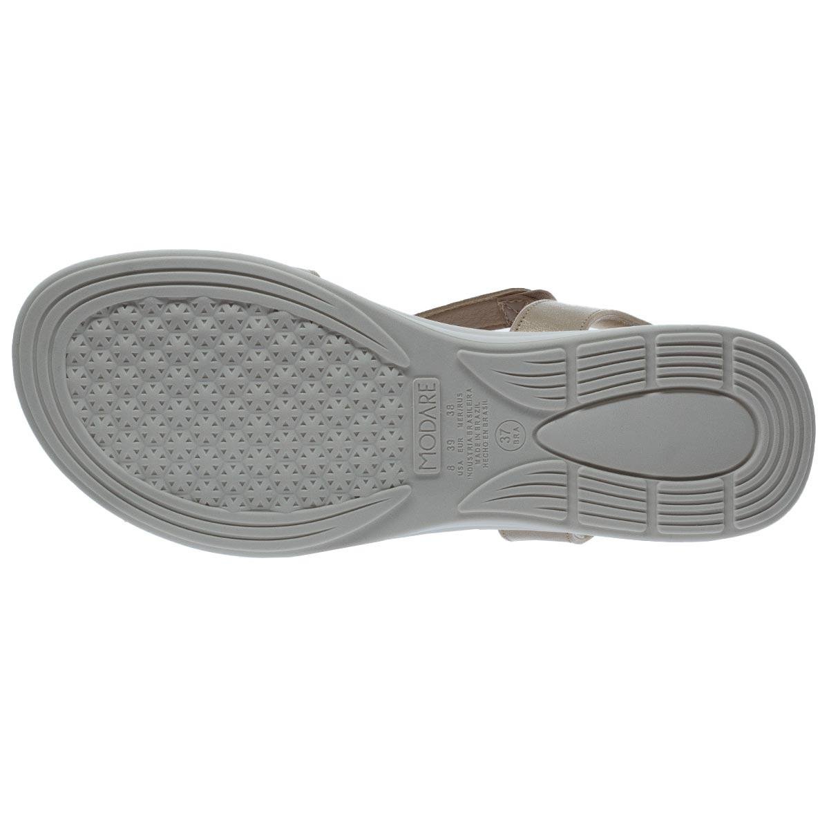 Sandalia Papete Feminina Modare Ultraconforto 7174.121 Dourado Dourado 4
