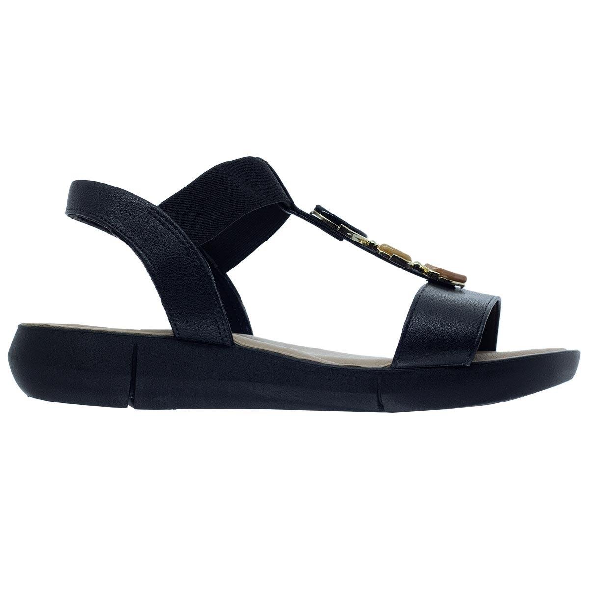 Sandália Rasteira Feminina Modare 7199.103 Preto